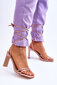 Elegantas šņorētas sandales ar cirkoniem Nude Nessy цена и информация | Sieviešu sandales | 220.lv