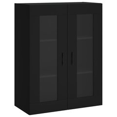 vidaXL sienas skapītis, melns, 69,5x34x90 cm цена и информация | Шкафчики в гостиную | 220.lv