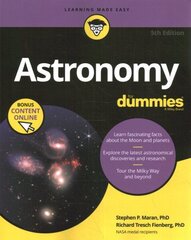 Astronomy For Dummies: Book plus Chapter Quizzes Online 5th edition cena un informācija | Ekonomikas grāmatas | 220.lv