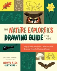 Nature Explorer's Drawing Guide for Kids: Step-by-Step Lessons for Observing and Drawing Animals, Plants, and Trees цена и информация | Книги для подростков и молодежи | 220.lv