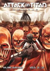 Attack on Titan Omnibus 11 (Vol. 31-32) цена и информация | Фантастика, фэнтези | 220.lv