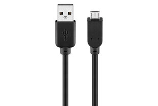 Goobay, USB A - Micro USB B, 5 м цена и информация | Кабели и провода | 220.lv