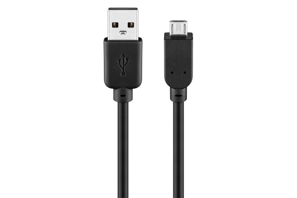 Goobay, USB A - Micro USB B, 5m cena un informācija | Kabeļi un vadi | 220.lv