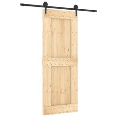 Bīdāmās durvis vidaXL 80x210 cm цена и информация | Межкомнатные двери | 220.lv