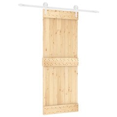 Bīdāmās durvis vidaXL 80x210 cm цена и информация | Межкомнатные двери | 220.lv