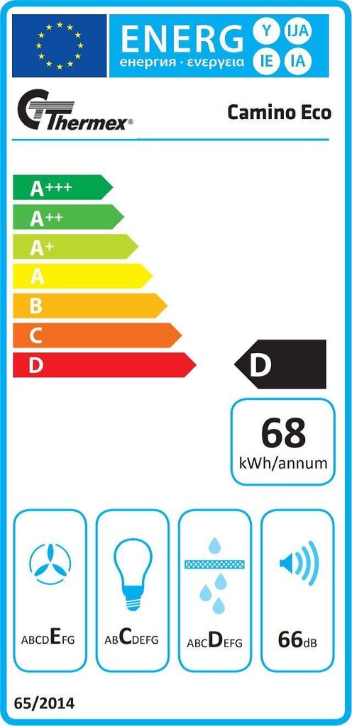 Thermex Camino Eco II cena un informācija | Tvaika nosūcēji | 220.lv