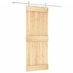 Bīdāmās durvis vidaXL 80x210 cm цена и информация | Межкомнатные двери | 220.lv