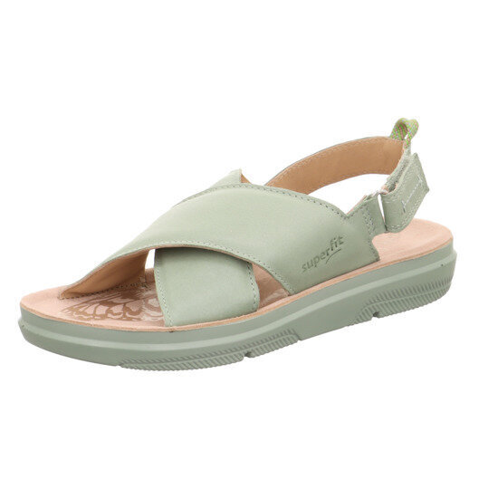 Sandales meitenēm Superfit 1216639, zaļas cena un informācija | Bērnu kurpes | 220.lv