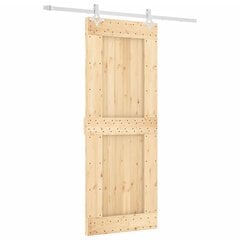 Bīdāmās durvis vidaXL 80x210 cm цена и информация | Межкомнатные двери | 220.lv