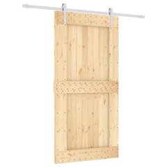 Bīdāmās durvis vidaXL 100x210 cm цена и информация | Межкомнатные двери | 220.lv