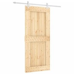 Bīdāmās durvis vidaXL 90x210 cm цена и информация | Межкомнатные двери | 220.lv