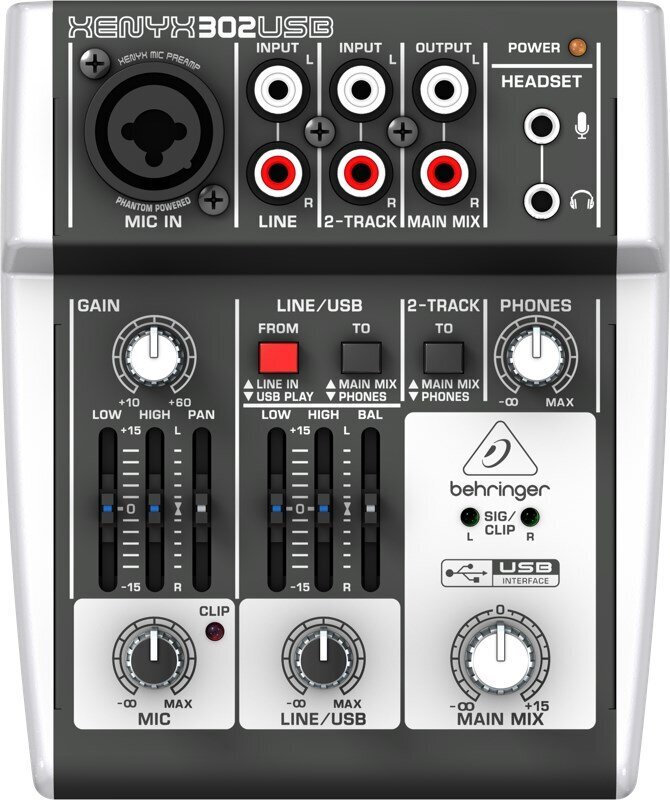 Behringer X302USB cena un informācija | Dj pultis | 220.lv