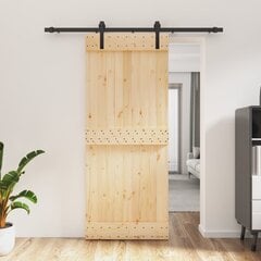 Bīdāmās durvis vidaXL 85x210 cm цена и информация | Межкомнатные двери | 220.lv