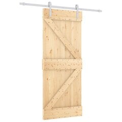 Bīdāmās durvis vidaXL 80x210 cm цена и информация | Межкомнатные двери | 220.lv