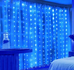 LED гирлянда 10 м, синего цвета цена и информация | Светодиодные ленты | 220.lv
