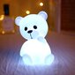 Galda lampa LED LĀCIS, baltā krāsā, 12cmx7cm cena un informācija | Lampas bērnu istabai | 220.lv