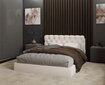Queen gulta, 140x200cm, balta cena un informācija | Gultas | 220.lv