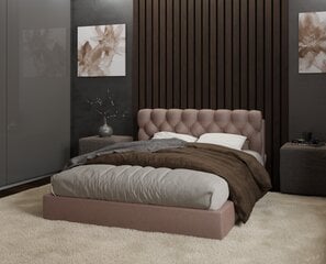 Queen gulta, 120x200cm, brūna cena un informācija | Gultas | 220.lv