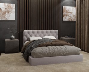 Кровать QUEEN + Sapnas 2 XL, 140x200см, серый цена и информация | Кровати | 220.lv