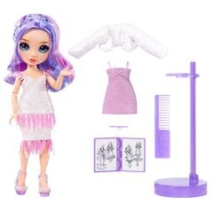 Lelle Rainbow High Fantastic Fashion Violet cena un informācija | Rotaļlietas meitenēm | 220.lv