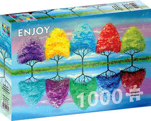 Puzle Katram kokam savs krāsains stāsts, 1000 d. cena un informācija | Puzles, 3D puzles | 220.lv
