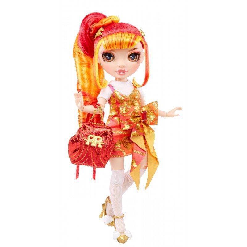 Lelle Rainbow High Junior High Special Edition Doll Laurel De'Vious Orange cena un informācija | Rotaļlietas meitenēm | 220.lv