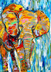 Разноцветный слоник 1000 шт. цена и информация | Пазлы | 220.lv