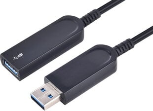 Fuj:tech, USB-A M/F, 15 m cena un informācija | Kabeļi un vadi | 220.lv