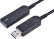 Fuj:tech USB A 3.2 Gen1 AOC, 7m цена и информация | Kabeļi un vadi | 220.lv