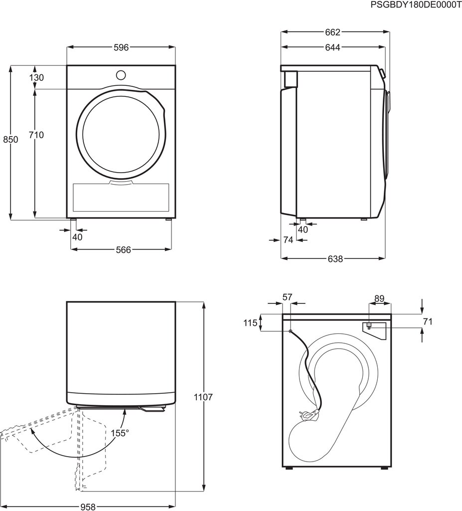 Electrolux EW8H648G7 PerfectCare 800 cena un informācija | Veļas žāvētāji | 220.lv