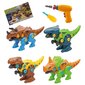 4 dinozauru konstruktors DIY toys цена и информация | Rotaļlietas zēniem | 220.lv