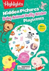 Baby Animal Hidden Pictures Puffy Sticker Playscenes cena un informācija | Grāmatas pusaudžiem un jauniešiem | 220.lv