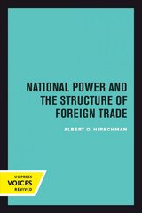 National Power and the Structure of Foreign Trade цена и информация | Книги по экономике | 220.lv