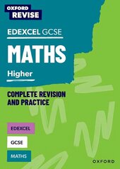 Oxford Revise: Edexcel GCSE Mathematics: Higher 1 cena un informācija | Grāmatas pusaudžiem un jauniešiem | 220.lv