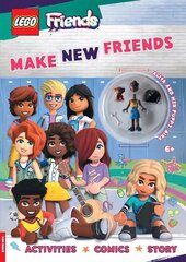 LEGO (R) Friends: Make New Friends (with Aliya mini-doll and Aira puppy) цена и информация | Книги для самых маленьких | 220.lv