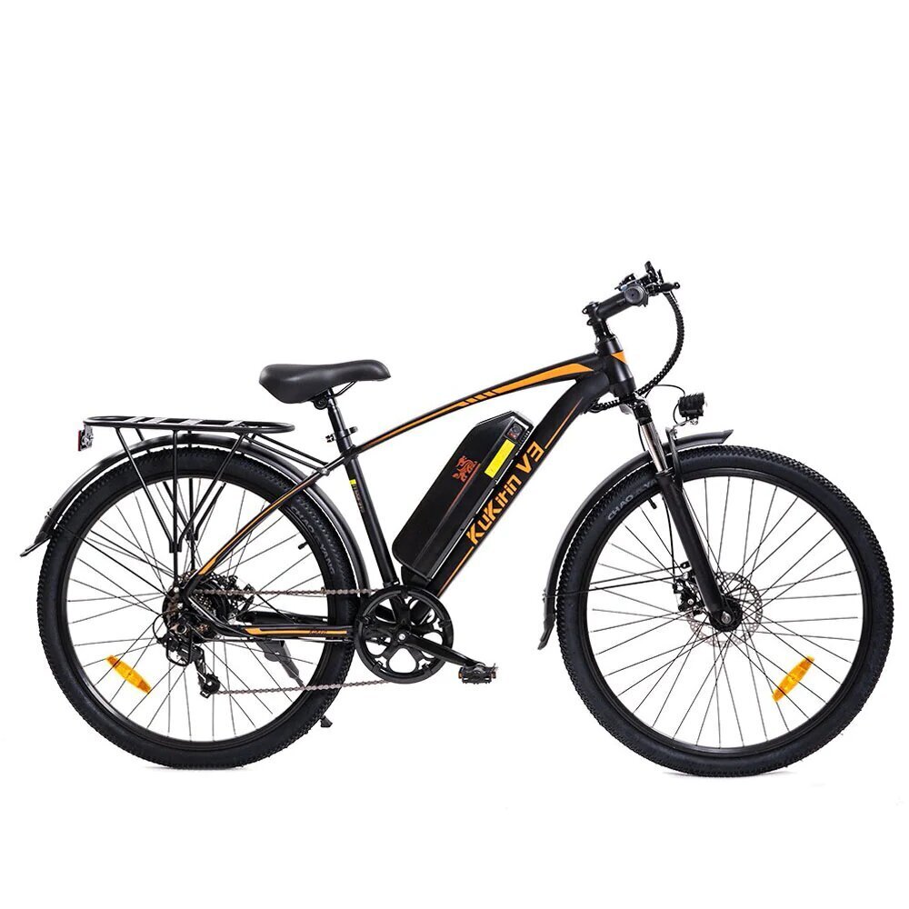 Elektriskais velosipēds KuKirin V3, 27,5", melns, 350W, 15Ah cena un informācija | Elektrovelosipēdi | 220.lv