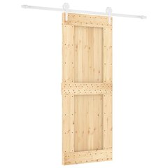 Bīdāmās durvis vidaXL 80x210 cm цена и информация | Межкомнатные двери | 220.lv