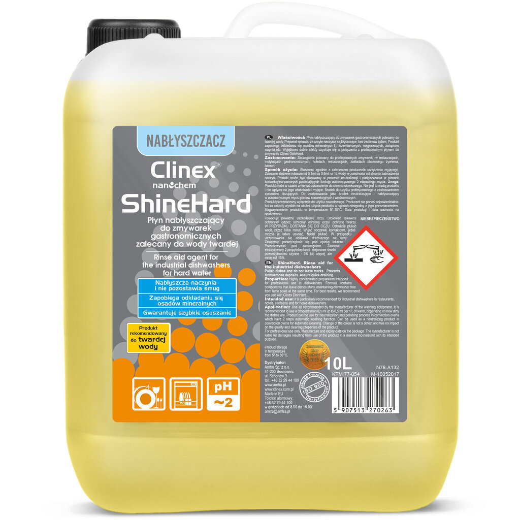 Clinex trauku mazgājamās mašīnas tīrītājs, 10L цена и информация | Tīrīšanas līdzekļi | 220.lv