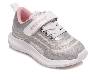Спортивная обувь для девочек Weestep, серая цена и информация | Детская спортивная обувь | 220.lv