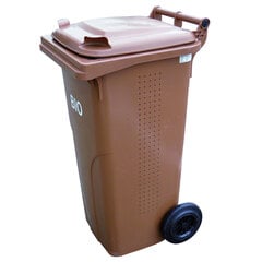 Europlast atkritumu tvertne, 120L cena un informācija | Miskastes | 220.lv
