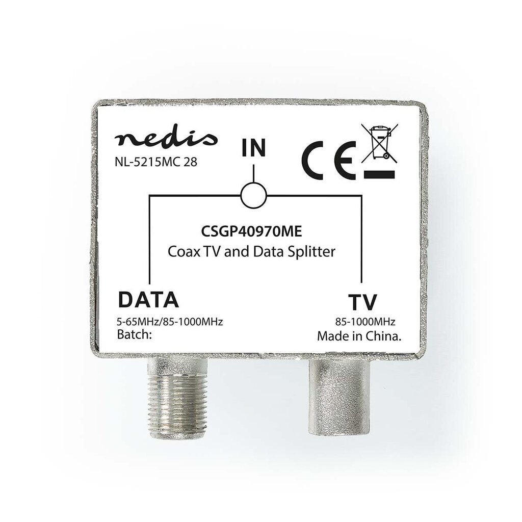 Nedis TV/Data IEC cena un informācija | Kabeļi un vadi | 220.lv