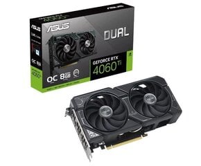 Asus Dual GeForce RTX 4060 Ti OC Edition 8GB GDDR6 DUAL-RTX4060TI-O8G цена и информация | Видеокарты (GPU) | 220.lv