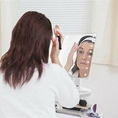 Galda spogulis Home&Living, balts cena un informācija | Kosmētikas somas, spoguļi | 220.lv