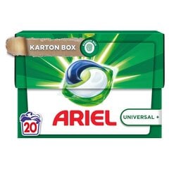 Ariel All-in-1 PODs Universal Mazgāšanas Kapsulas, 20 Mazgāšanas Reizēm cena un informācija | Veļas mazgāšanas līdzekļi | 220.lv