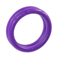 Gumijas ovāls gredzens suņiem Puller Mini, violets, 18 cm cena un informācija | Suņu rotaļlietas | 220.lv