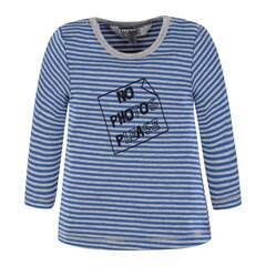 Krekls ar garām piedurknēm zēniem Kanz, zils цена и информация | Футболка для малышки фуксия | 220.lv