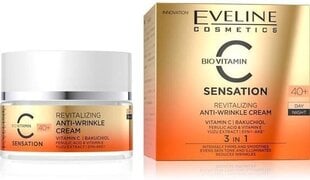 Dienas/nakts krēms Eveline Cosmetics, C Vitamin Sensation 40+, 50ml cena un informācija | Sejas krēmi | 220.lv