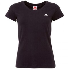 T-krekls sievietēm Kappa 30800019-4006, melns cena un informācija | T-krekli sievietēm | 220.lv
