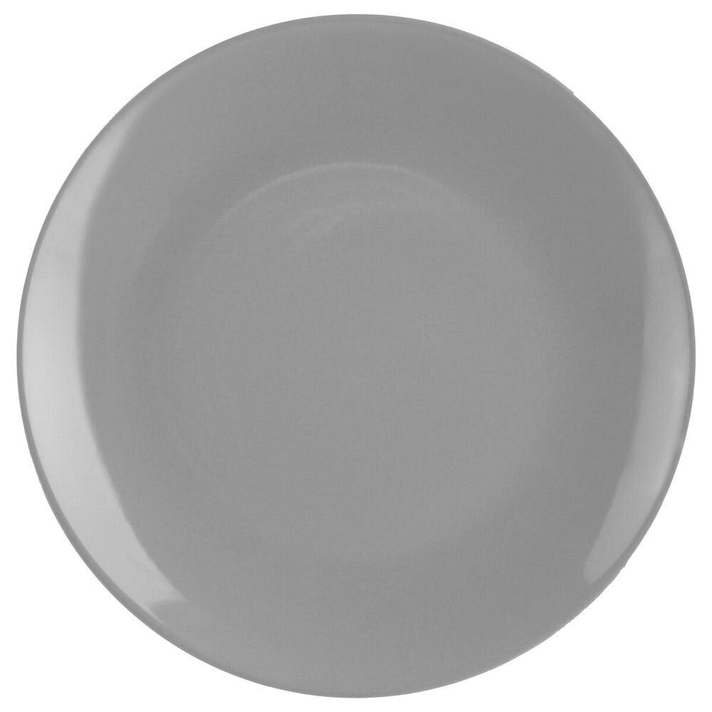 Šķīvis, kolorāmas pelēks, 26cm cena un informācija | Trauki, šķīvji, pusdienu servīzes | 220.lv