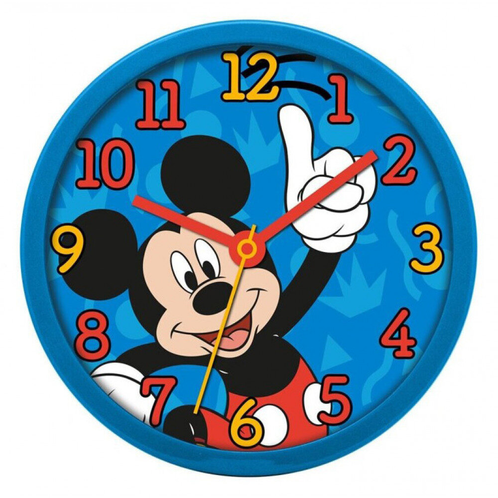 Sienas pulkstenis Disney Mickey, 25 cm cena un informācija | Pulksteņi | 220.lv